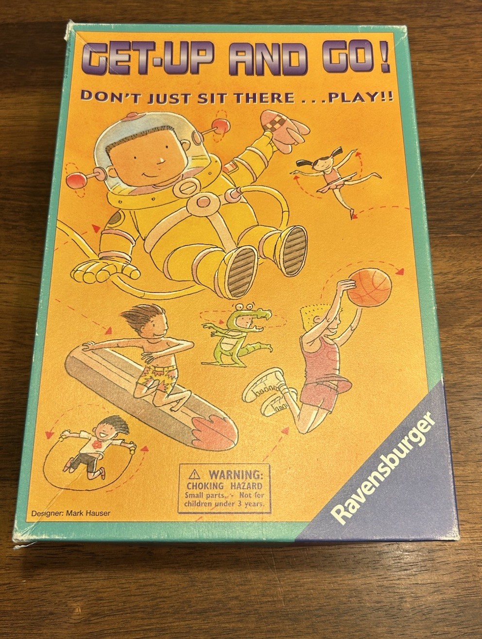 GET UP AND GO! Don’t Just Sit There…Play!! Vintage Game By RAVENSBURGER **