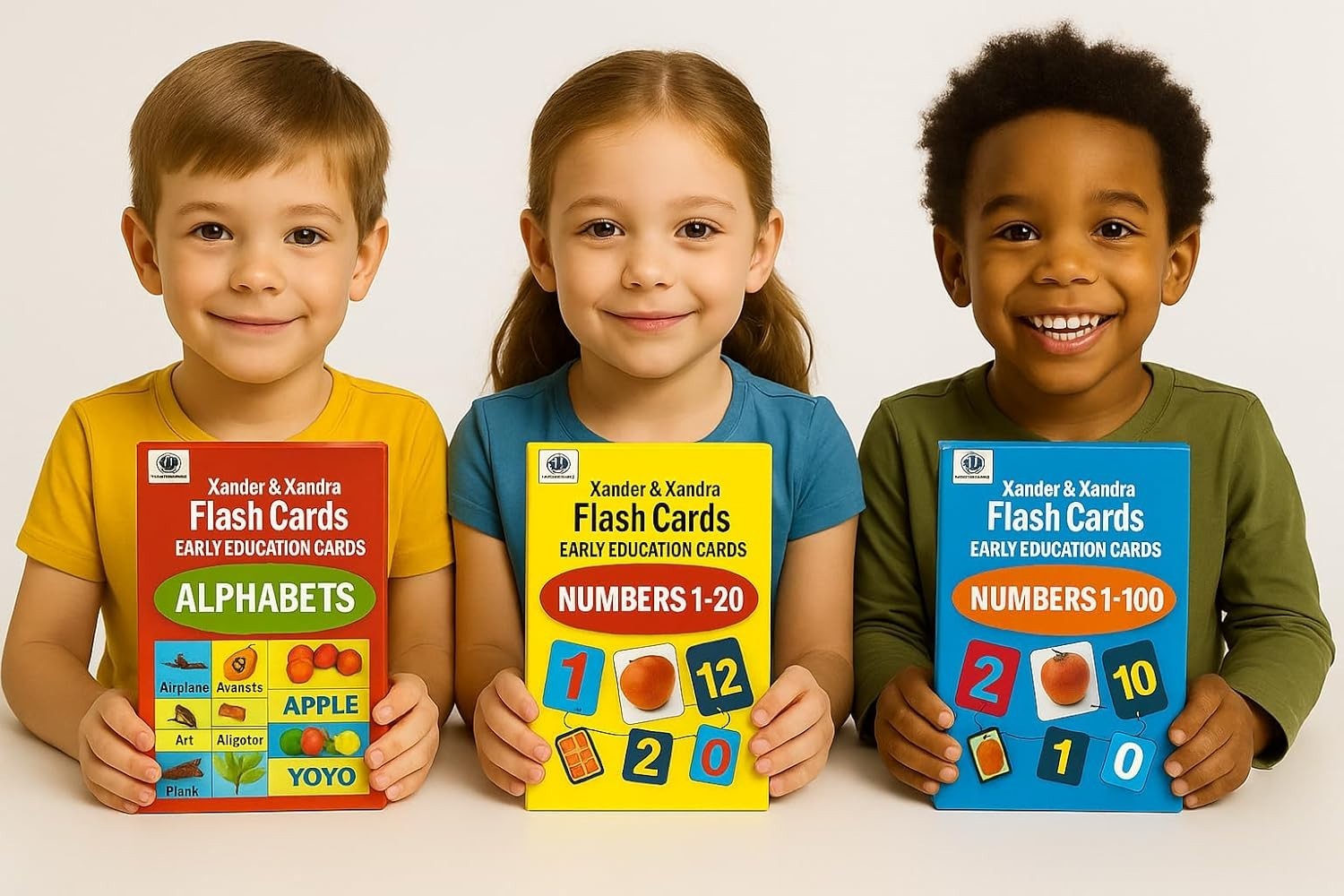 Numbers 1–20 – Durable Waterproof Counting & preschool Learning flash Cards