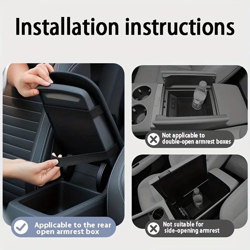 Plush Car Armrest Pad for Center Console Comfort Cover