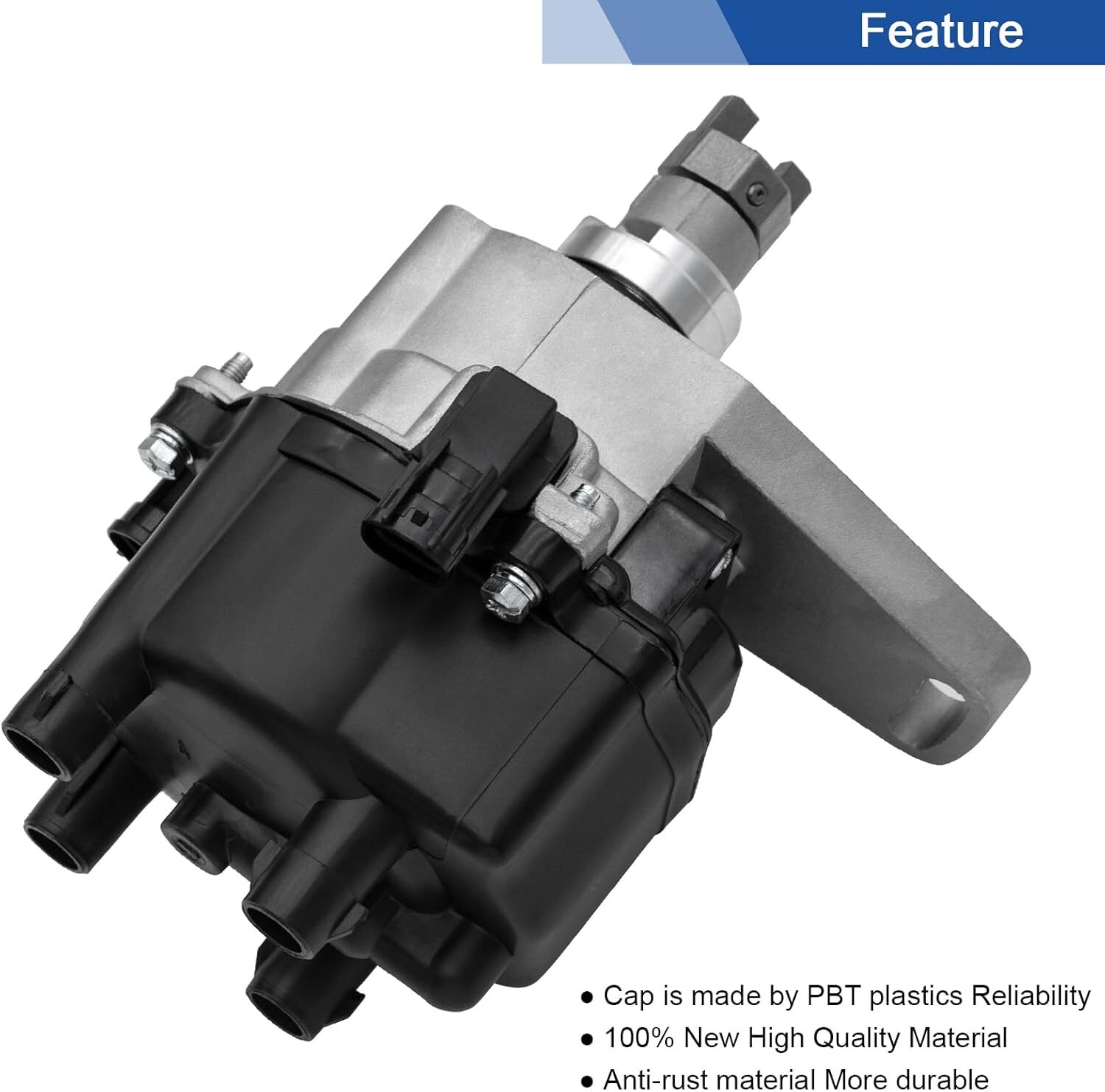 Ignition Distributor with Cap and Rotor 2.2L 4-cyl Compatible with Toyota