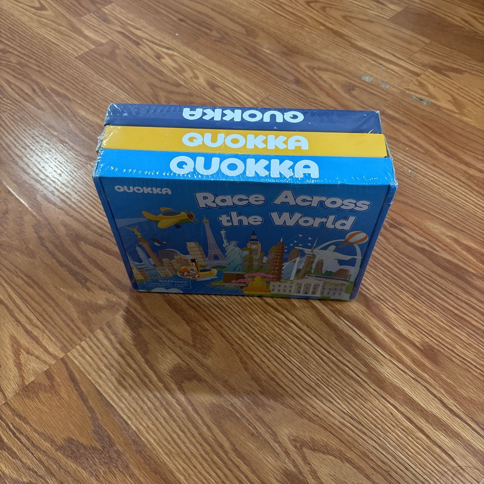 QUOKKA 3X Set Learning Board Games for Kids 6-8 – Educational Trivia Cards Ages