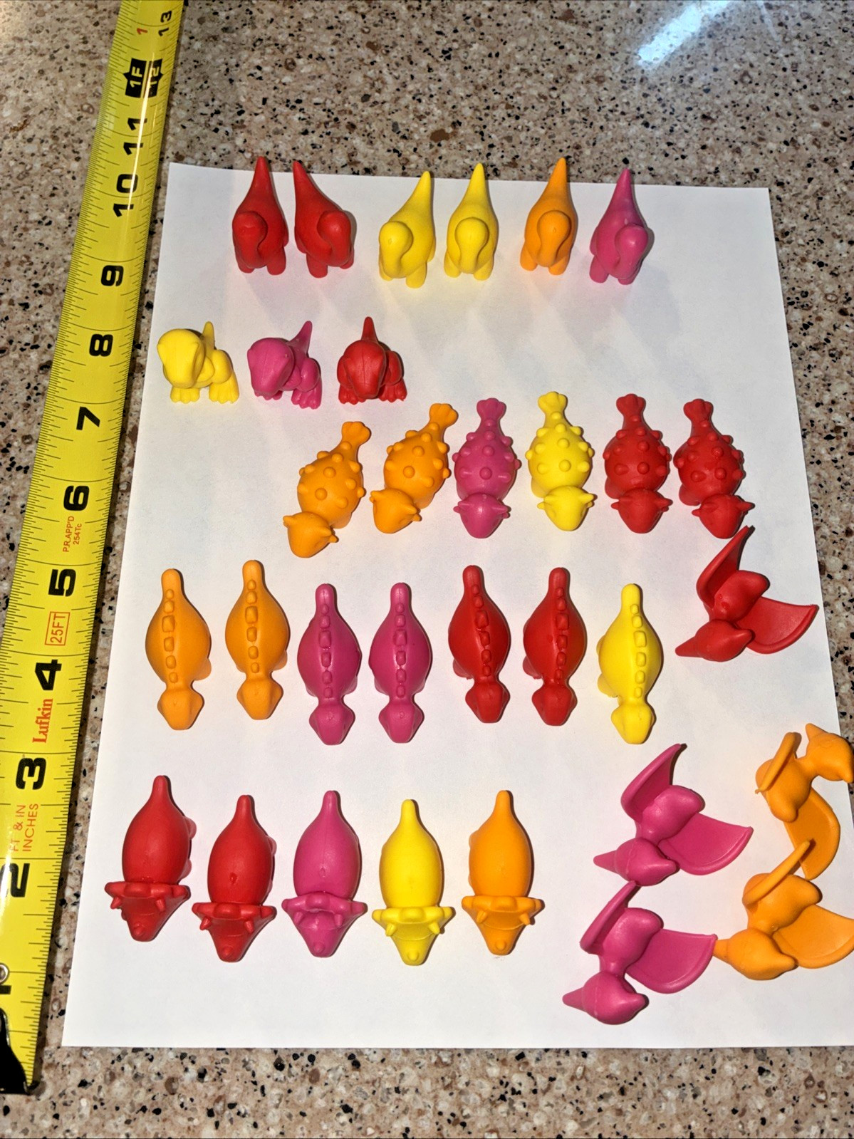 Counting And Color Sorting Educational Toys Lot Dinosaurs