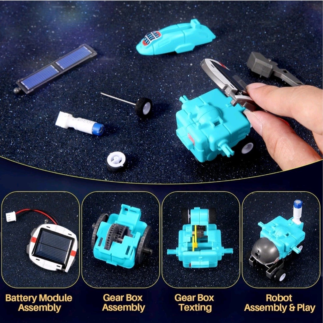 6-in-1 STEM Solar Robot Kit for Kids Educational Science New Sealed- Box Damage