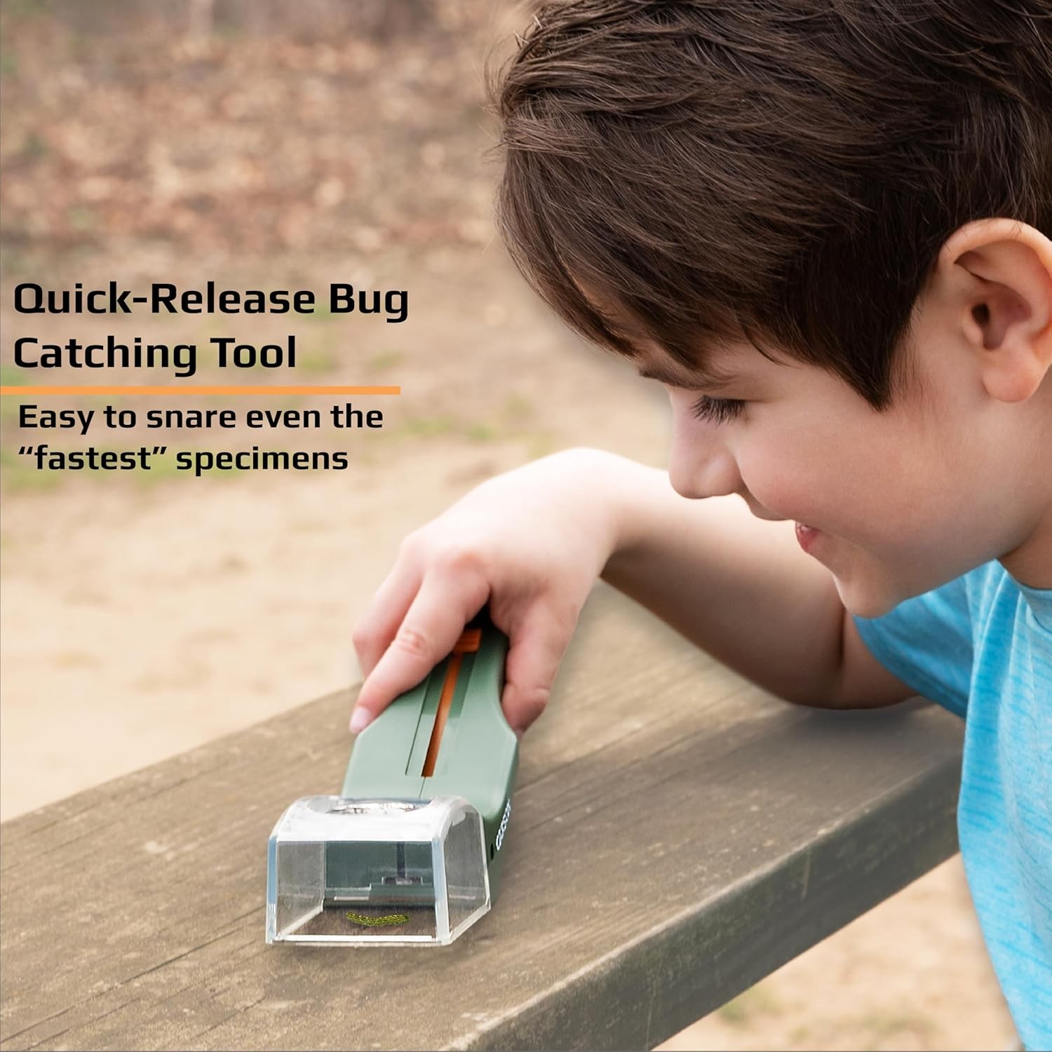Carson BugView Quick-Release Bug Catching Tool and Magnifier for Children and Ad