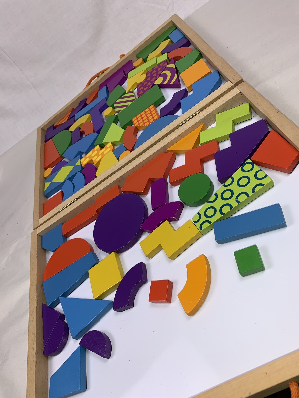 Imagination Magnets Creative Patterns 78 Magnetic Pcs Shapes 2010 Mindware