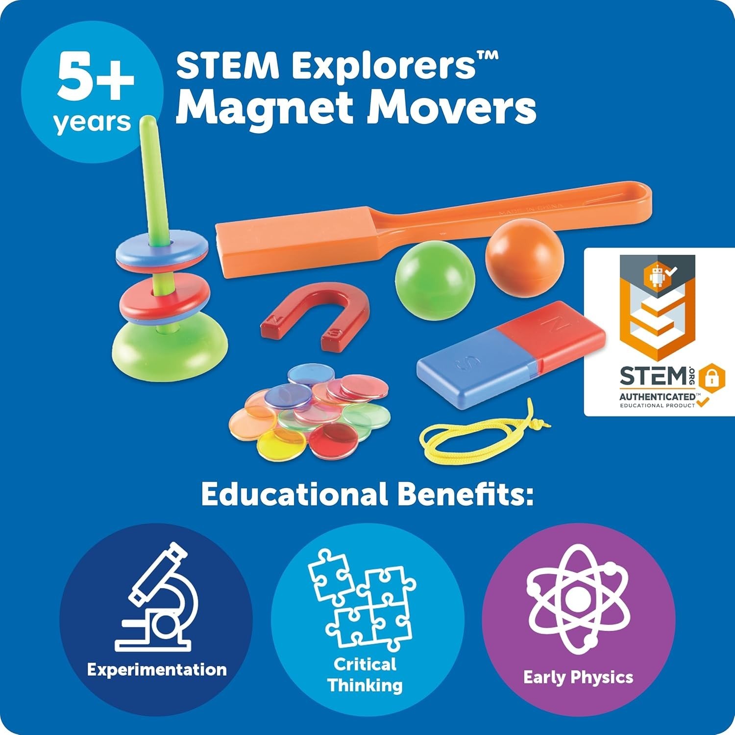 STEM Explorers Magnet Movers – Science For Kids Sensory Bin, Critical Thinkin…