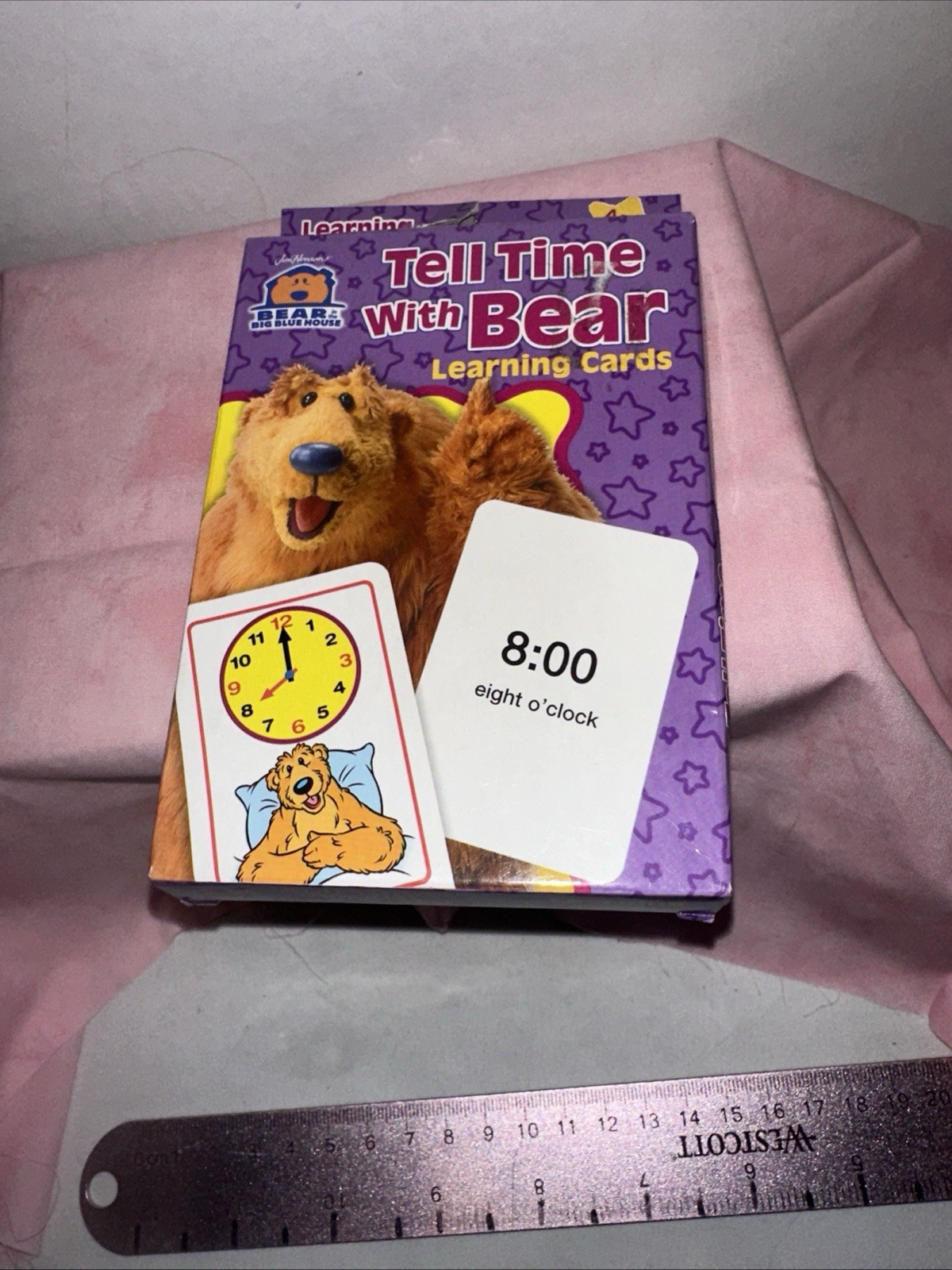Bear in the Big Blue House RARE “Tell Time With Bear” Learning Cards Ages 2-5