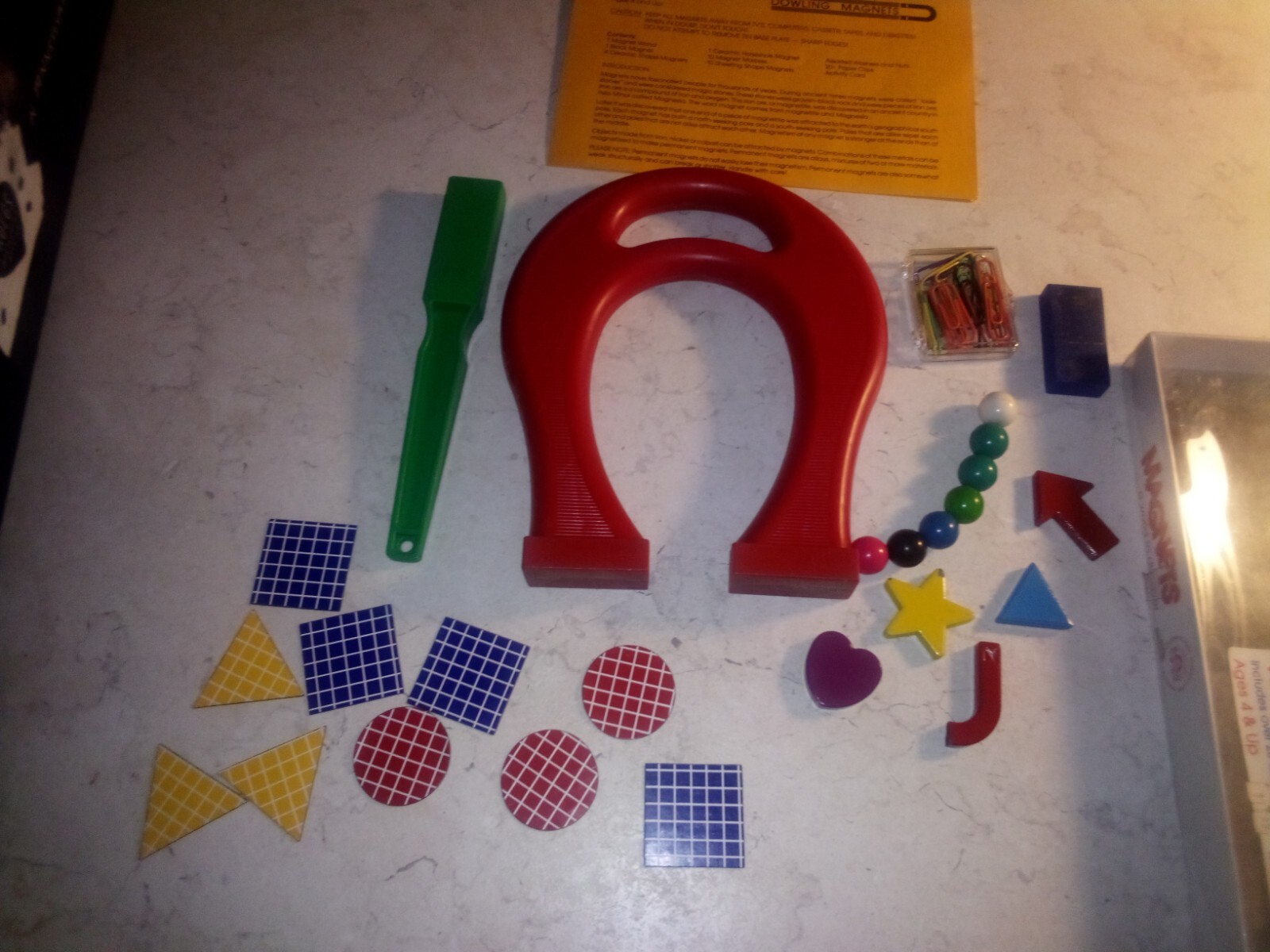 Vintage 45 Dowling Magnets Very First Magnet Kit Great For Homeschool Science