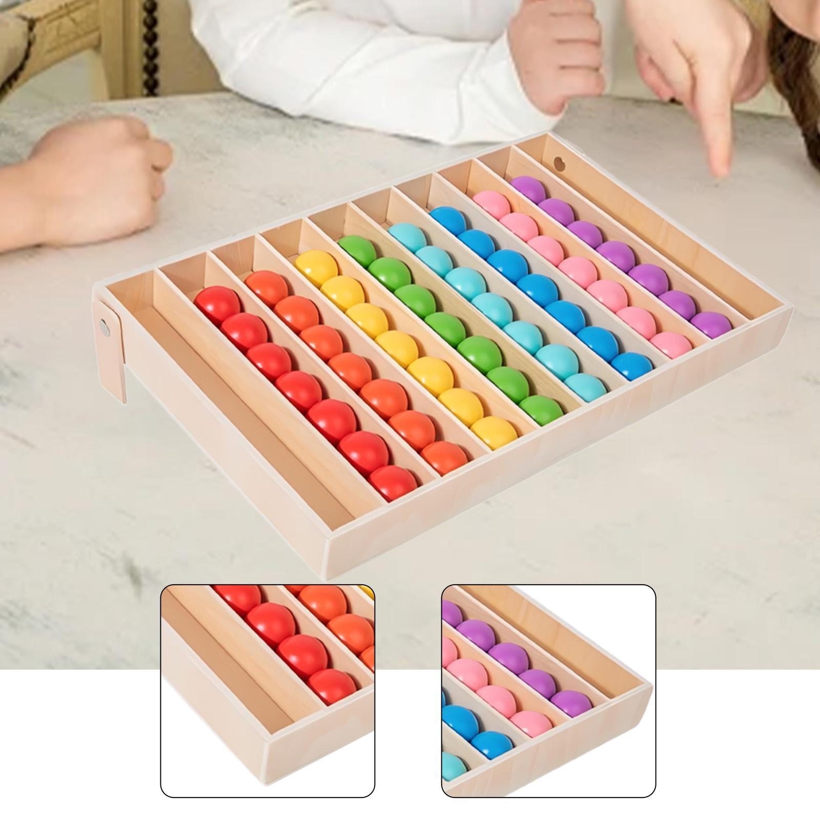 Color Sorting Toys Puzzle Portable Sensory Toys for Children Kids Boys Girls