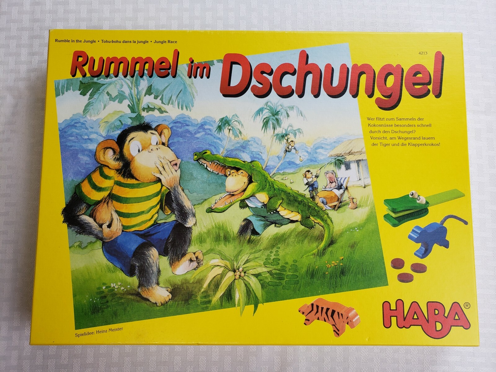 Rumble in the Jungle Rummel Im Dschungel German Children’s Board Game Ages 6-99