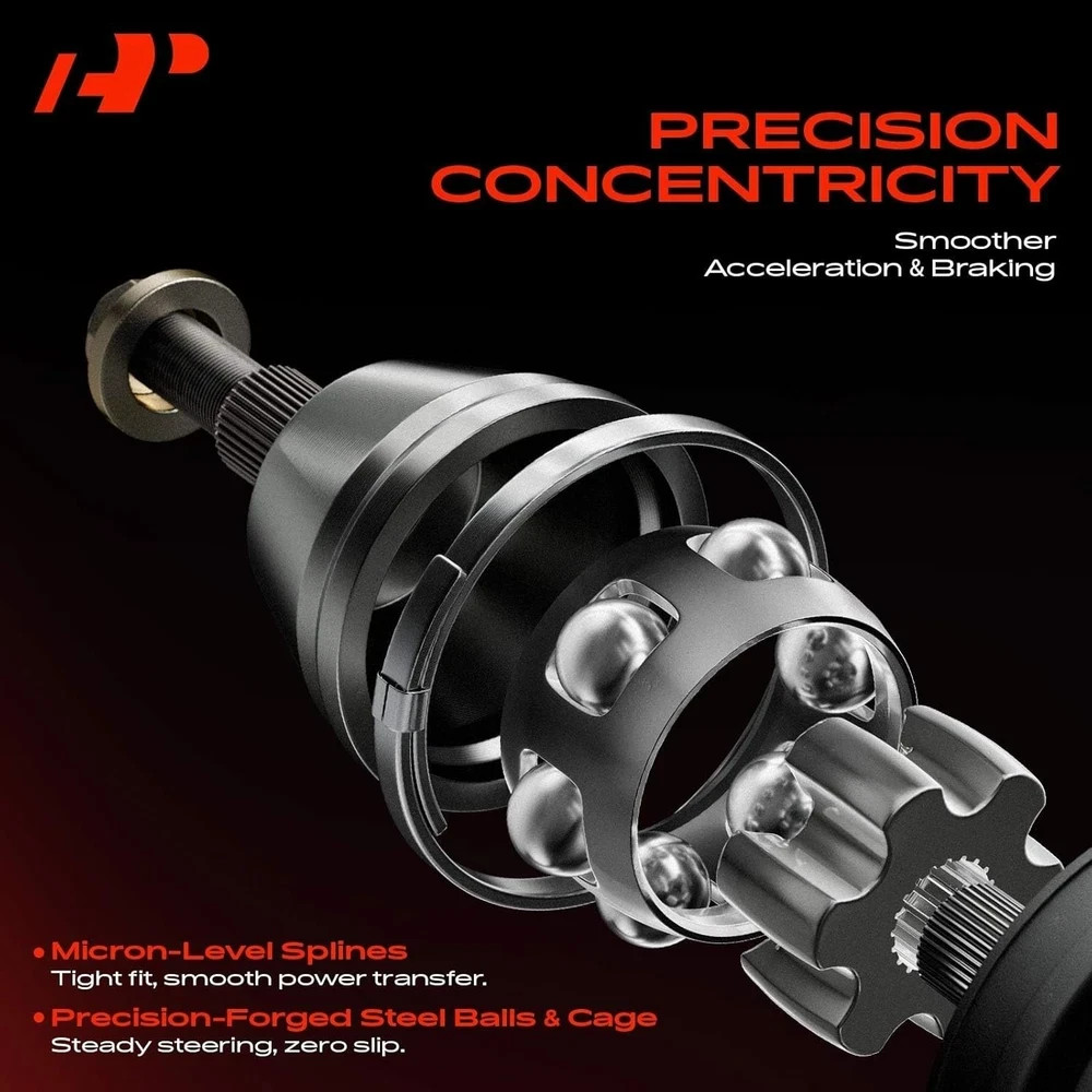 Front Left Driver Side CV Axle Shaft Assembly Compatible with Nissan Altima 7-12