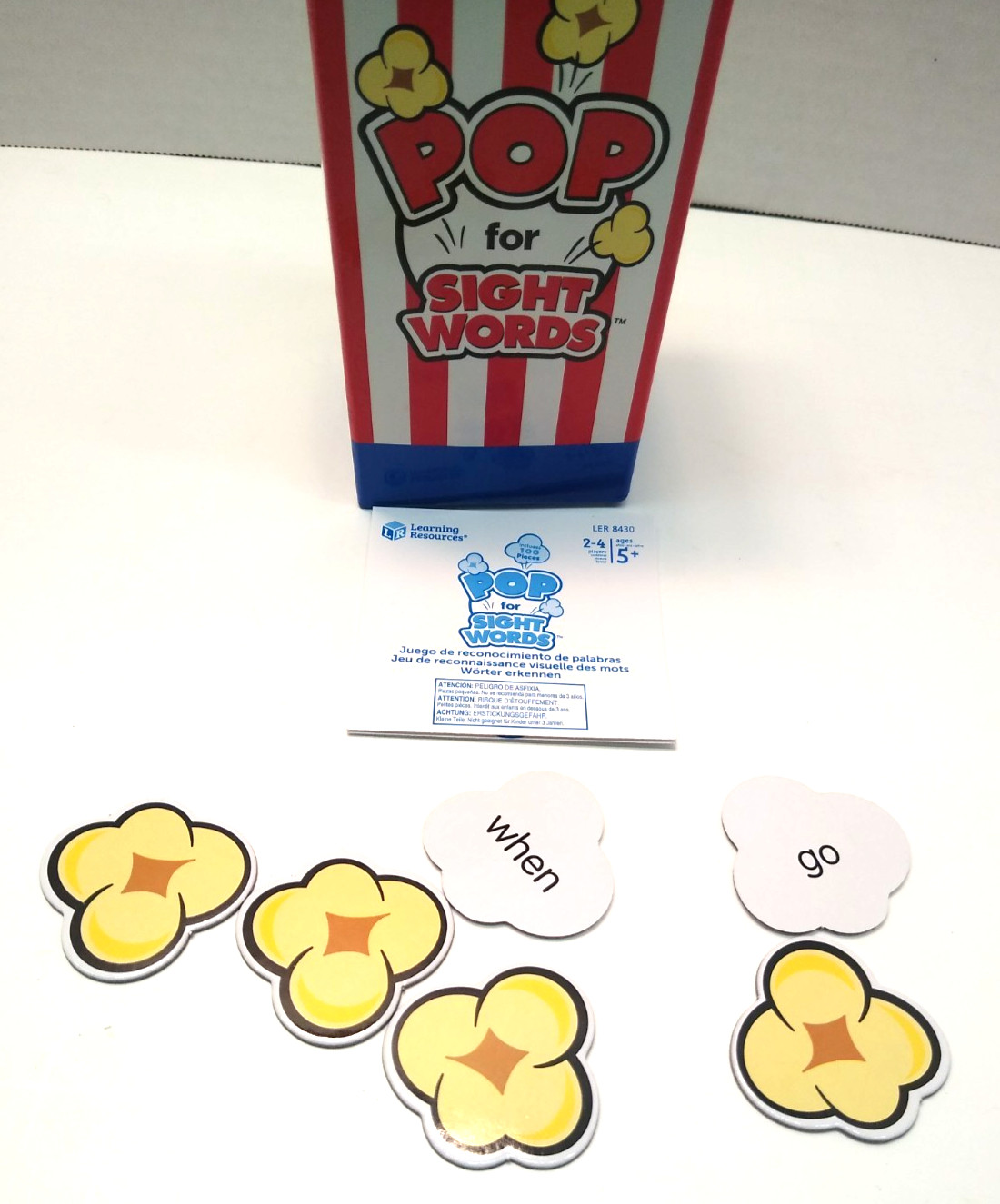 Learning Resources Pop for Sight Words Game. Word Recognition. Complete Set