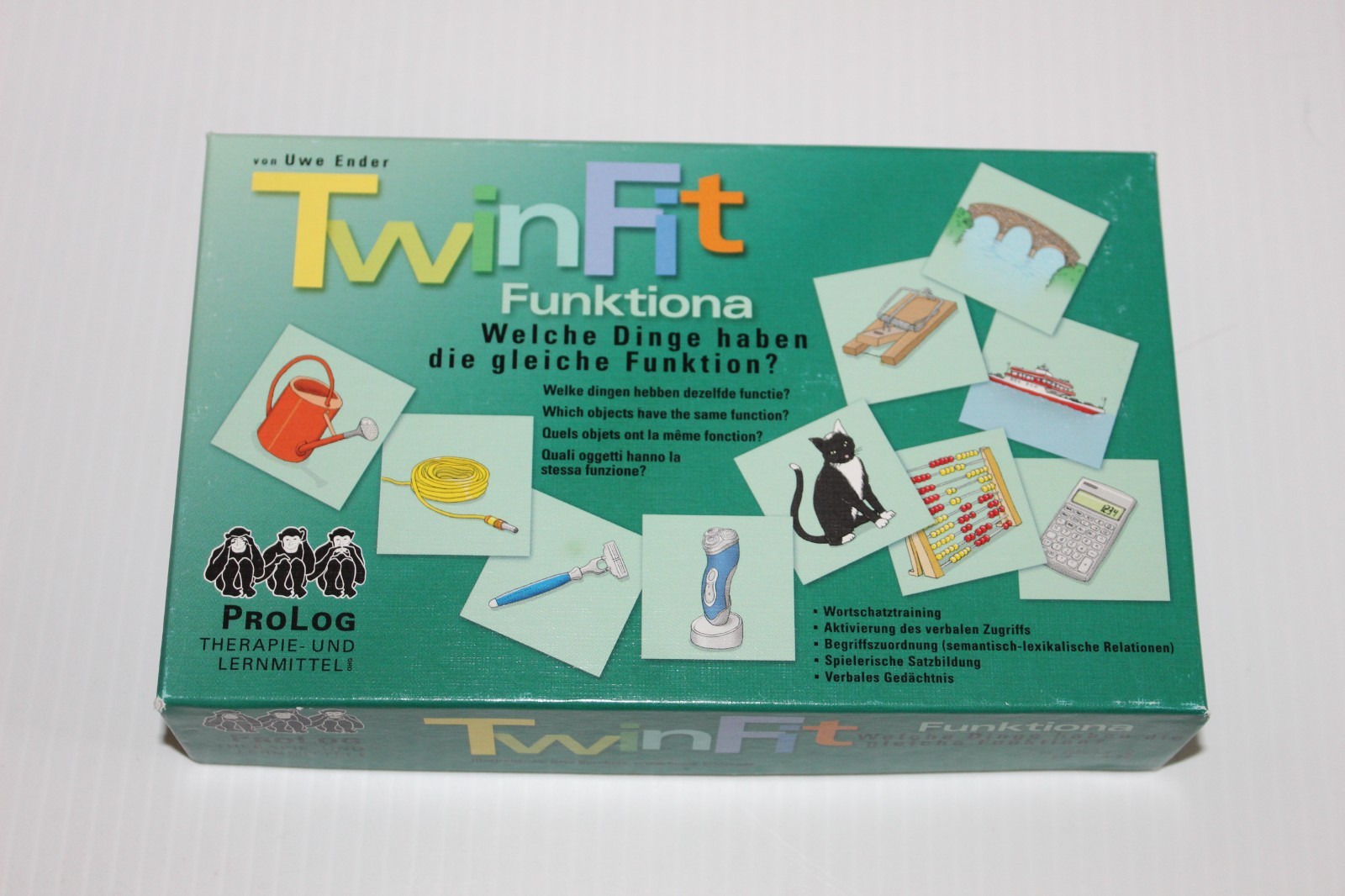 ProLog TwinFit Funktiona Word-Pair Building Game Multi Language Speech Therapy
