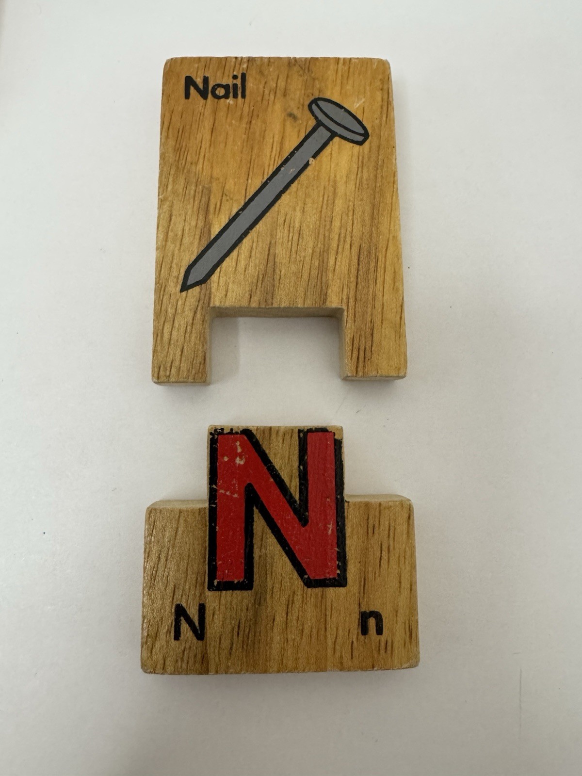 Learning Resources 2 pc Alphabet Wood Blocks Set Fun Way to Learn Letters Used