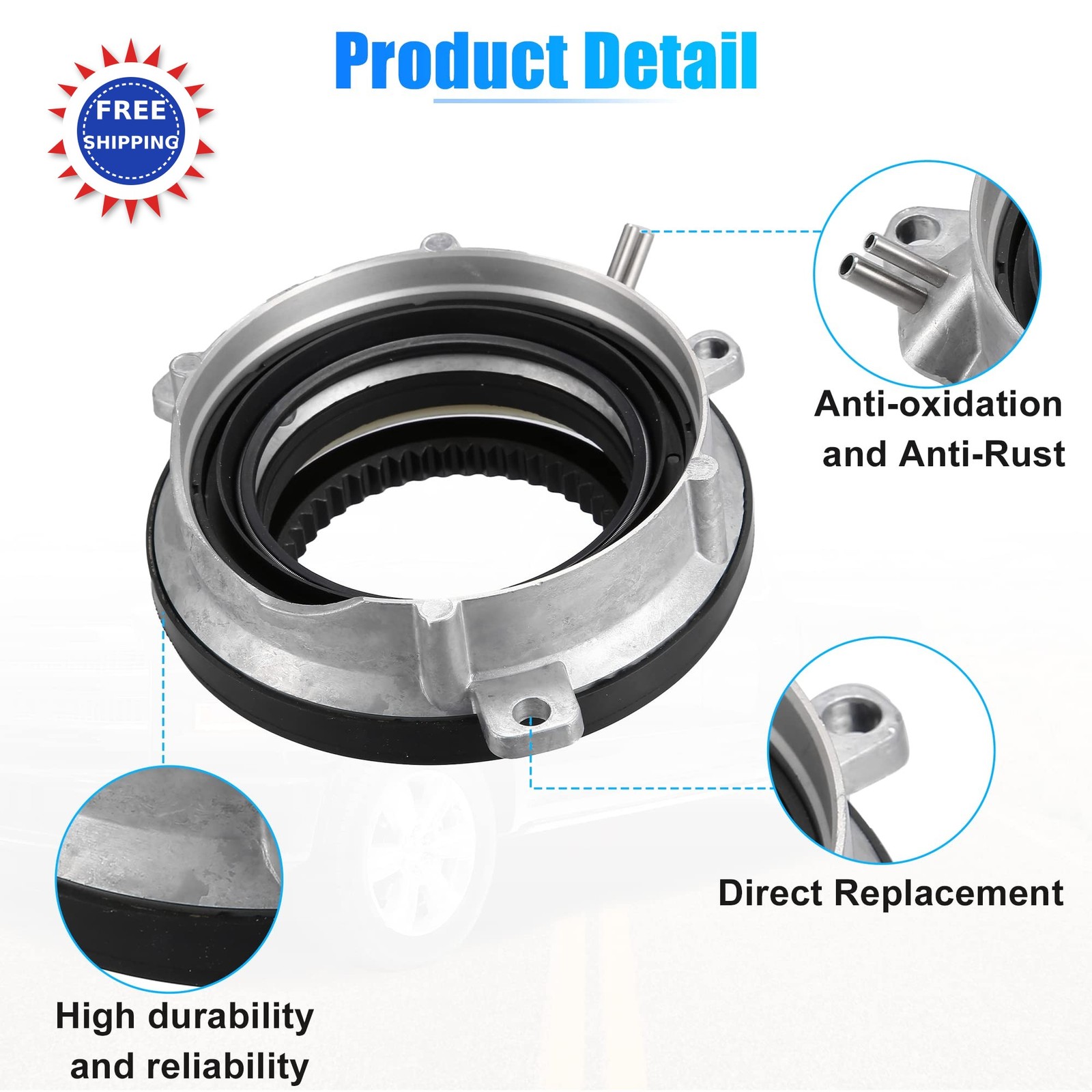 X AUTOHAUX 2 Pcs 4×4 Auto Locking Hub 4WD Actuator for Ford F 150 2004-2016