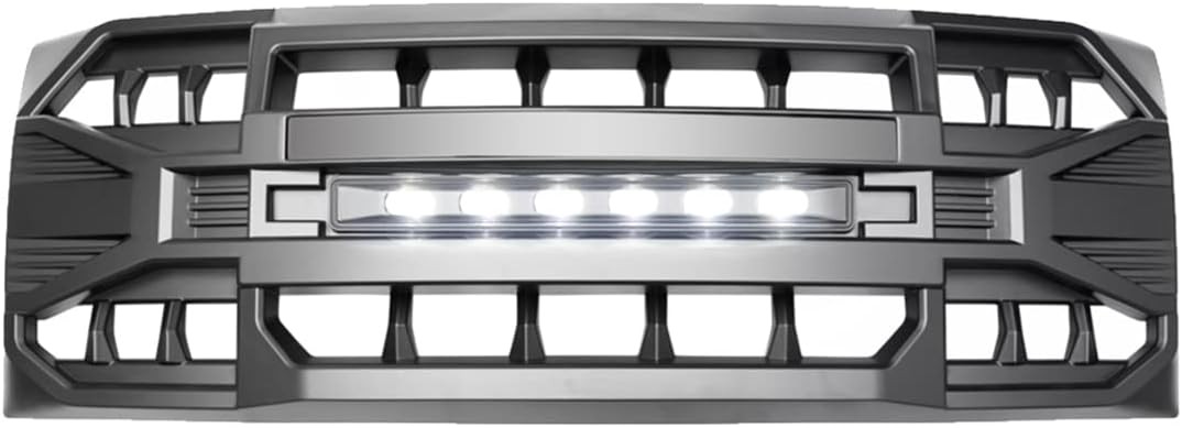 Front Grill Replacement for F150 2009-2014, Matte Black Front Bumper Grille