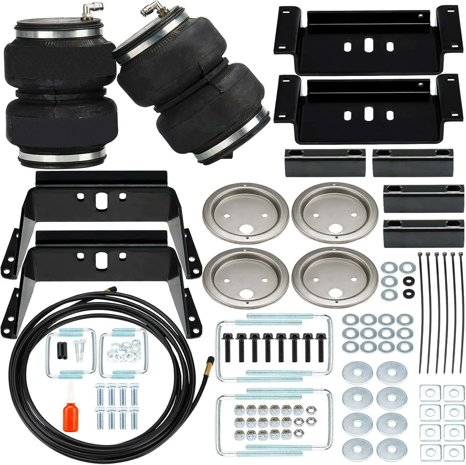 Rear Air Spring Bags Suspension Kit Fit for Chevrolet C10 C20 C30 1975-1986, Fit