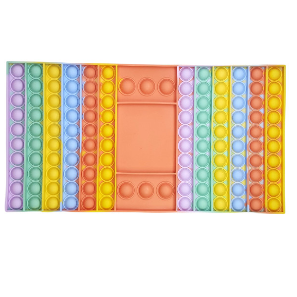 Pop Fidget Block Push Bubble Jumbo Game For Kids Family Christmas Chess Board