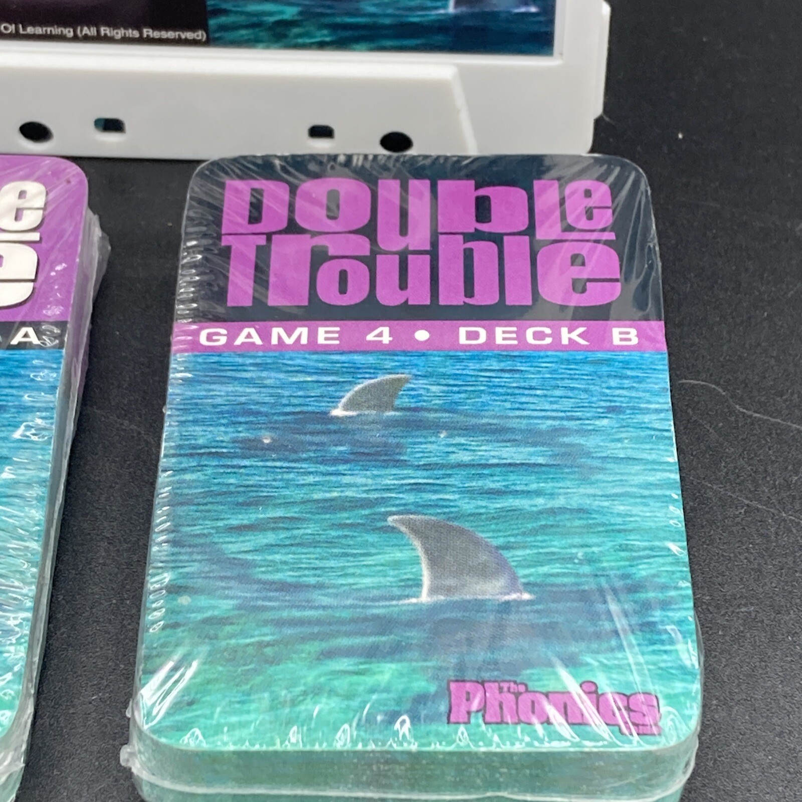 The Phonics Game Replacement Cards and Cassette Game 4 Double Trouble NEW SEALED
