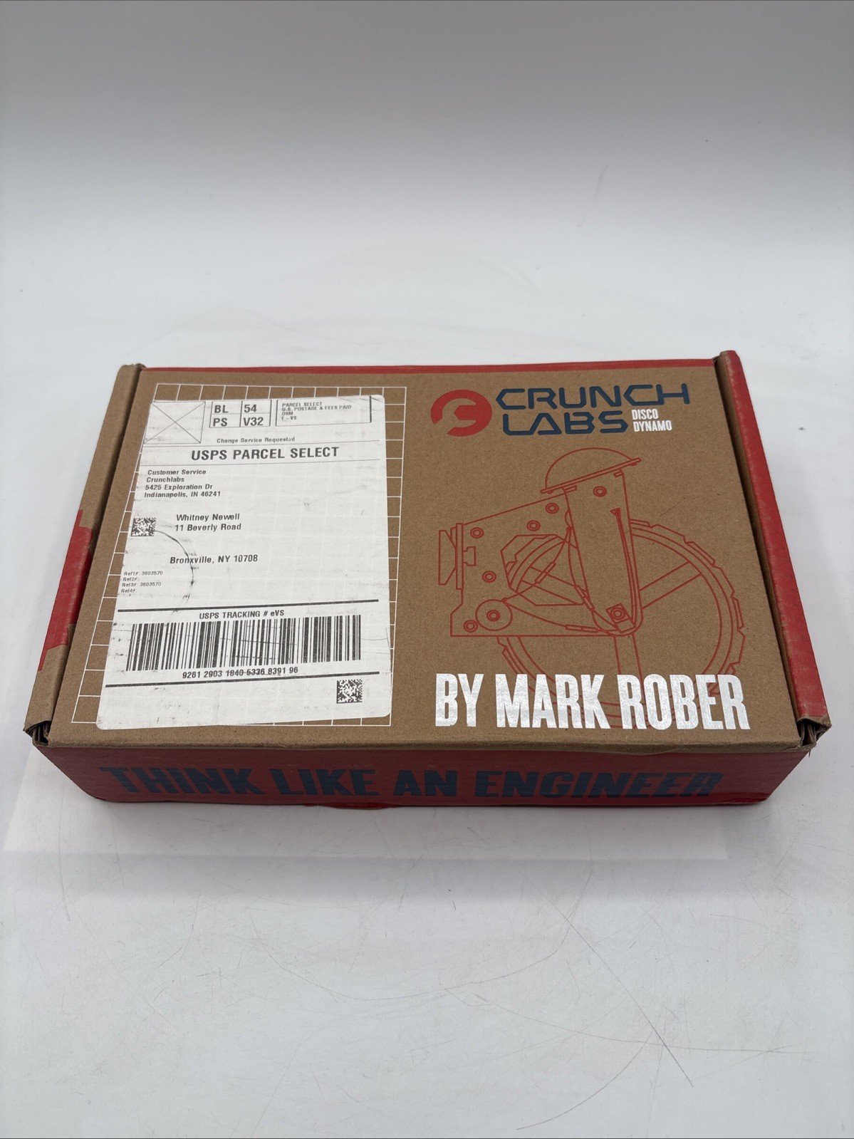 Crunch Labs By Mark Rober S.T.E.M. Build Box -Disco Dynamo, NEW open Box