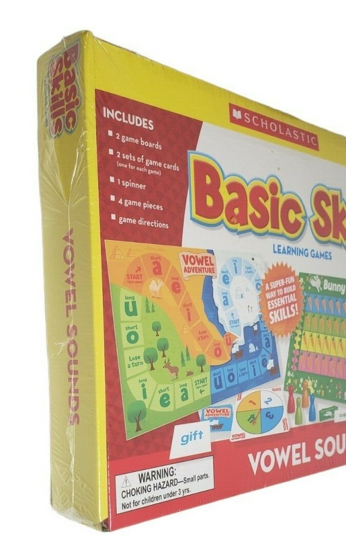 Basic Skills Learning Games Vowel Sounds by Scholastic
