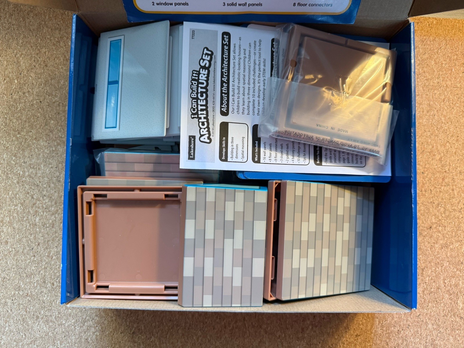 Lakeshore. Learning I Can Build It Architecture Kit New Open Box