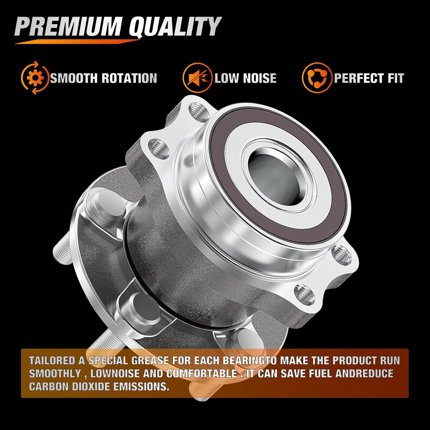 Rear Wheel Bearing Hub Assembly for Subaru Forester Impreza Crosstrek