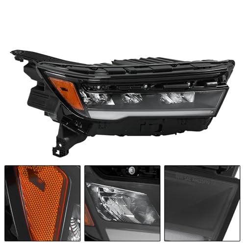 23-25 Honda Pilot LED Headlight Black Right Passenger 33100T90A01 1PC Headlight