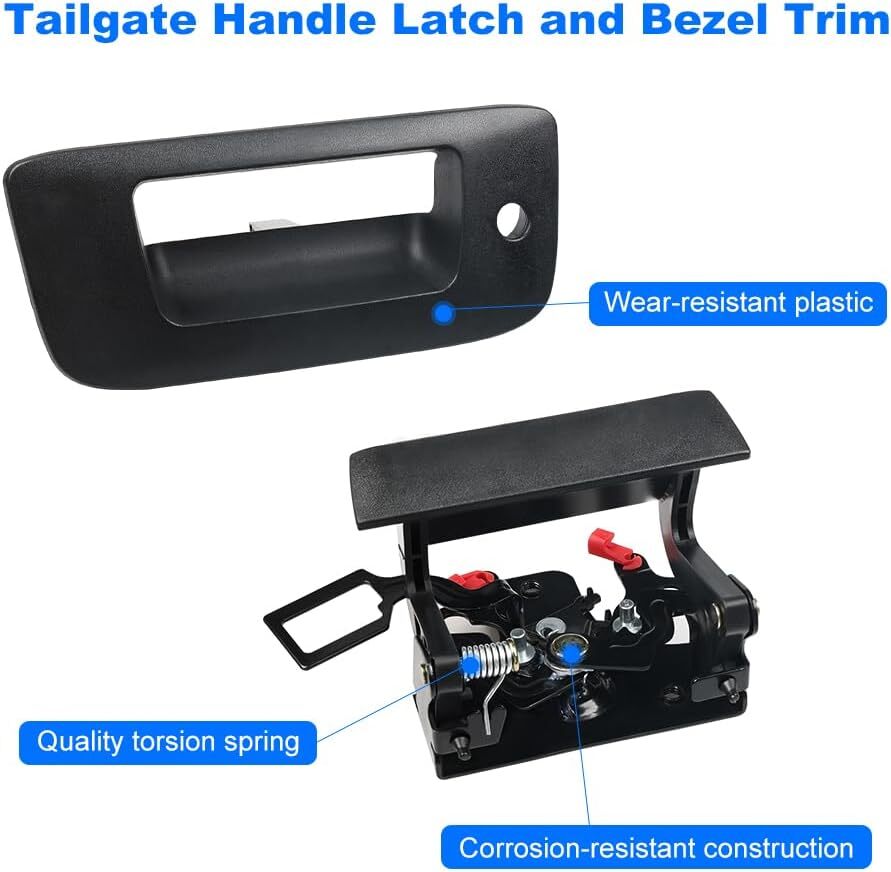 Tailgate Hardware Rebuild Kit Compatible with 2007-2014 Chevy Silverado
