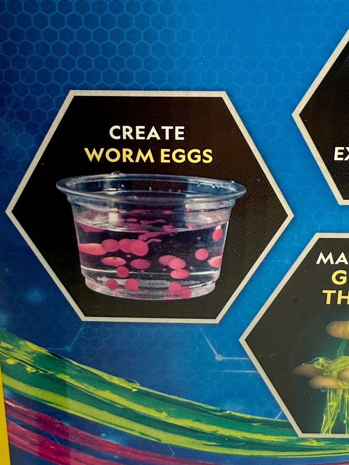 National Geographic STEM GLOW IN DARK Slime Lab~ Amazing Worms Chemistry Kit LOT