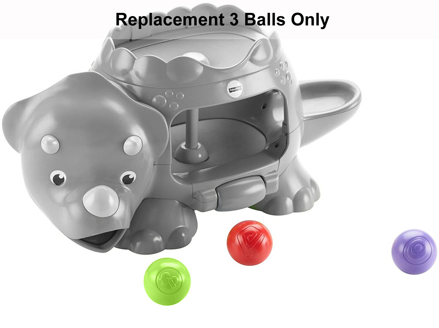 Replacement 3 Balls for Fisher-Price Go Baby Go Poppity Pop Musical Dino DHW03