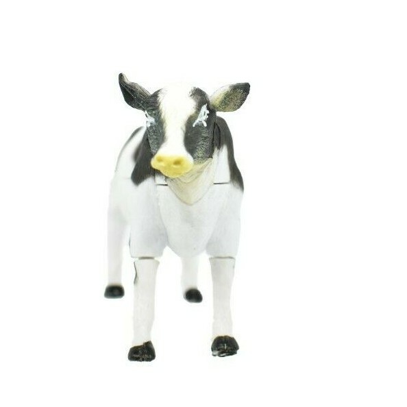 Cow, Black and White Holstein Realistic 3D Puzzle Toy Model Plastic 3.5″ F3046