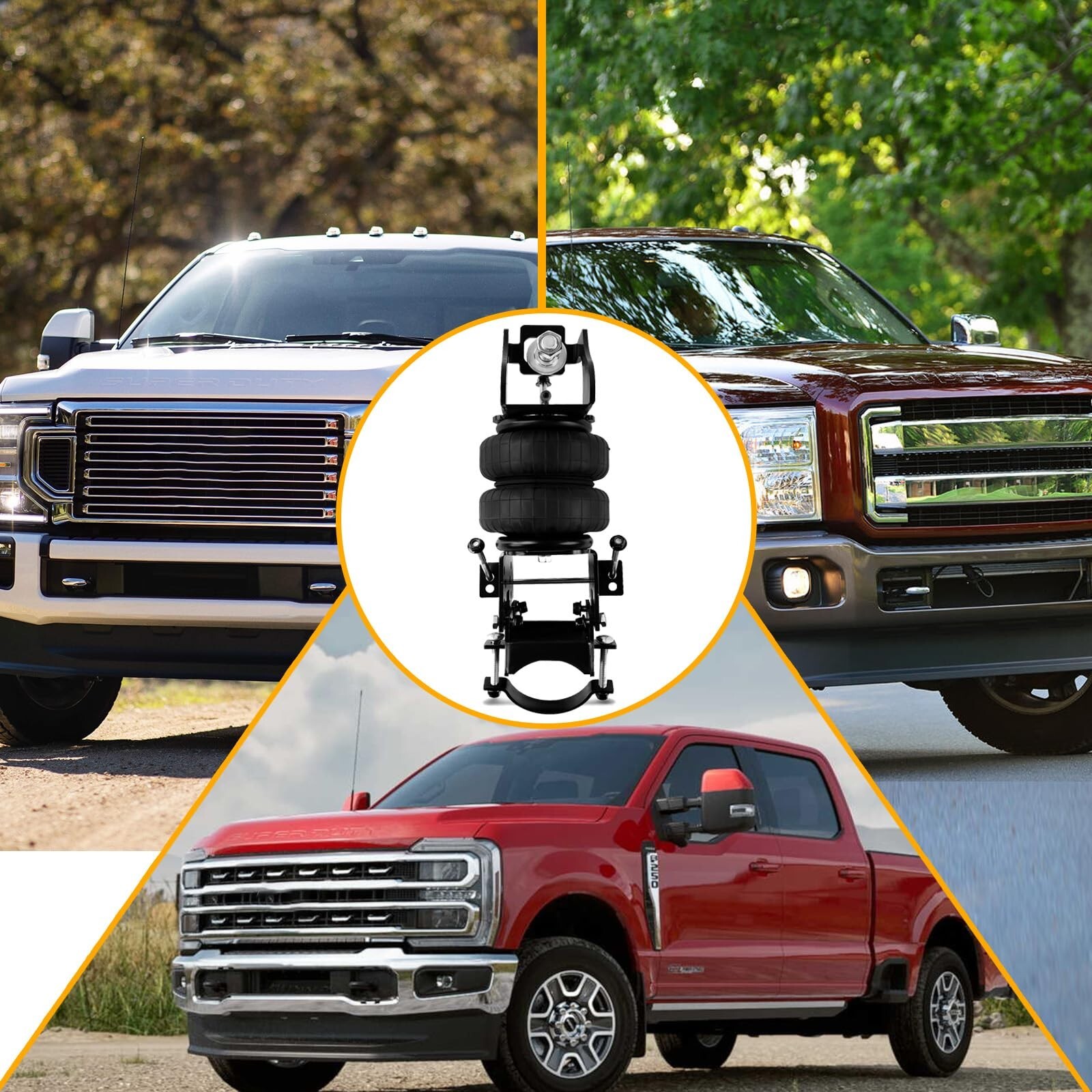 MILLISEC Air Spring Bags Suspension Kit compatible with 1999-2004 Ford F-250 …