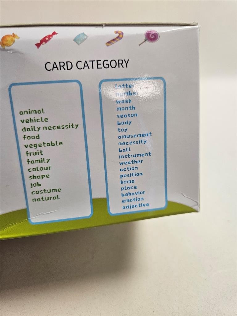 CARD EARLY LANGUAGE LEARNING TOY MONTESSORI 31 THEMES 1-3 EDUCATIONAL DEVICE NEW