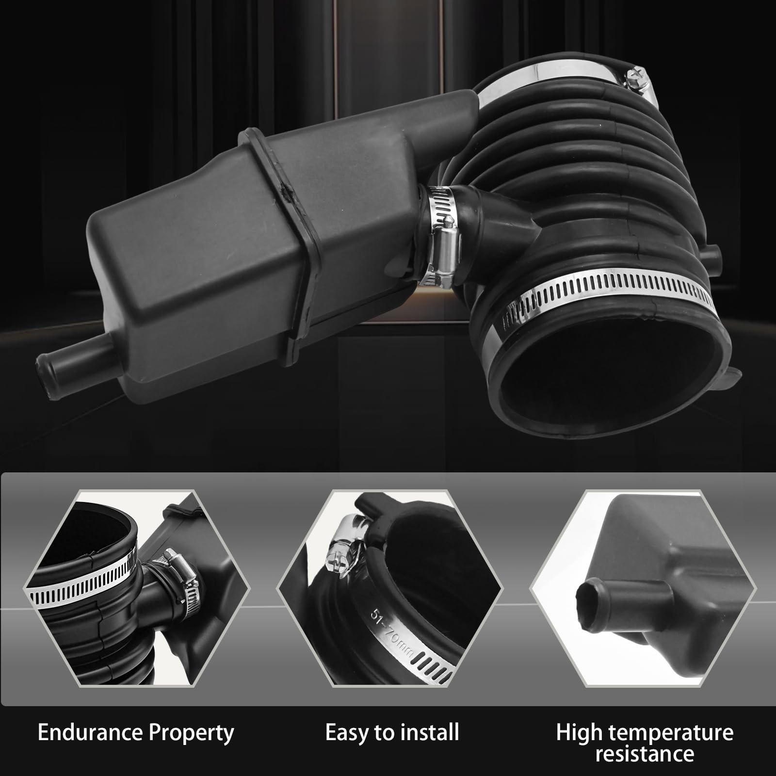 16576-1AA1A Air Intake Hose Fresh Air Duct Tube Hose, Replacement for Murano V6