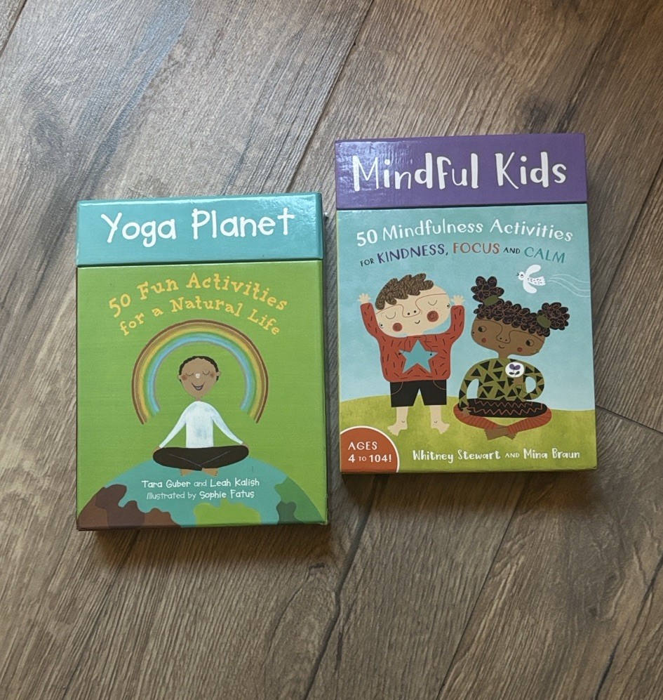 Barefoot Books Yoga Activity Cards for Kids & Mindful Kids Activity Card Set