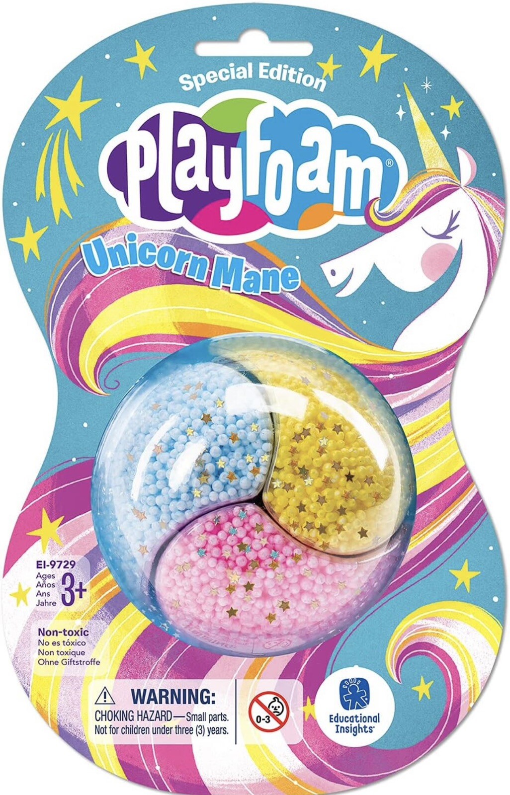 Educational Insights Playfoam Unicorn Mane – 12 Count New