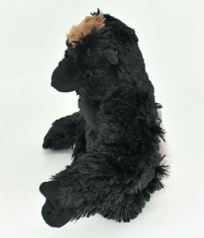 Gorilla, Silverback, Stuffed Animal Toy, Educational, Plush Figure 8″ F0119