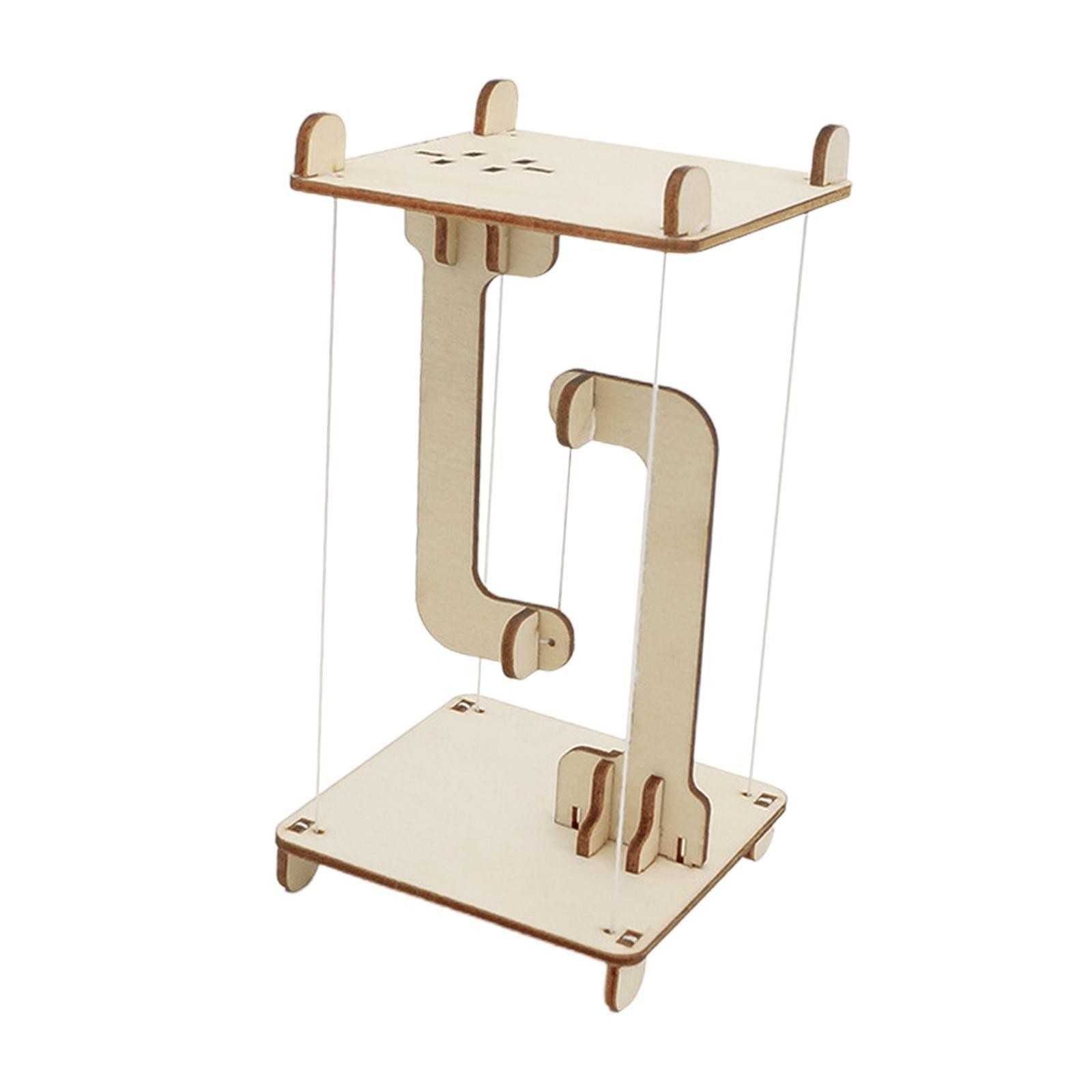 Wooden DIY Gravity Building Toy Science Kit Creative Building Model for kids