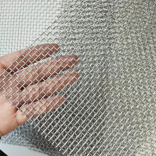 Stainless Steel Mesh 5Mesh with 1MM Wire Dia,4Pack 12x8inch(305x203mm) Hard and
