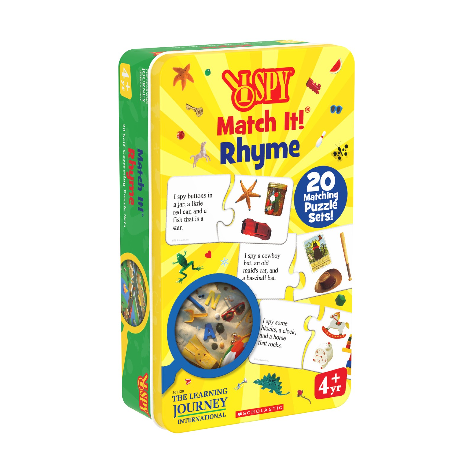 New – The Learning Journey I SPY Match It! Tin – Rhyme – Ages 4+ | 1+ players