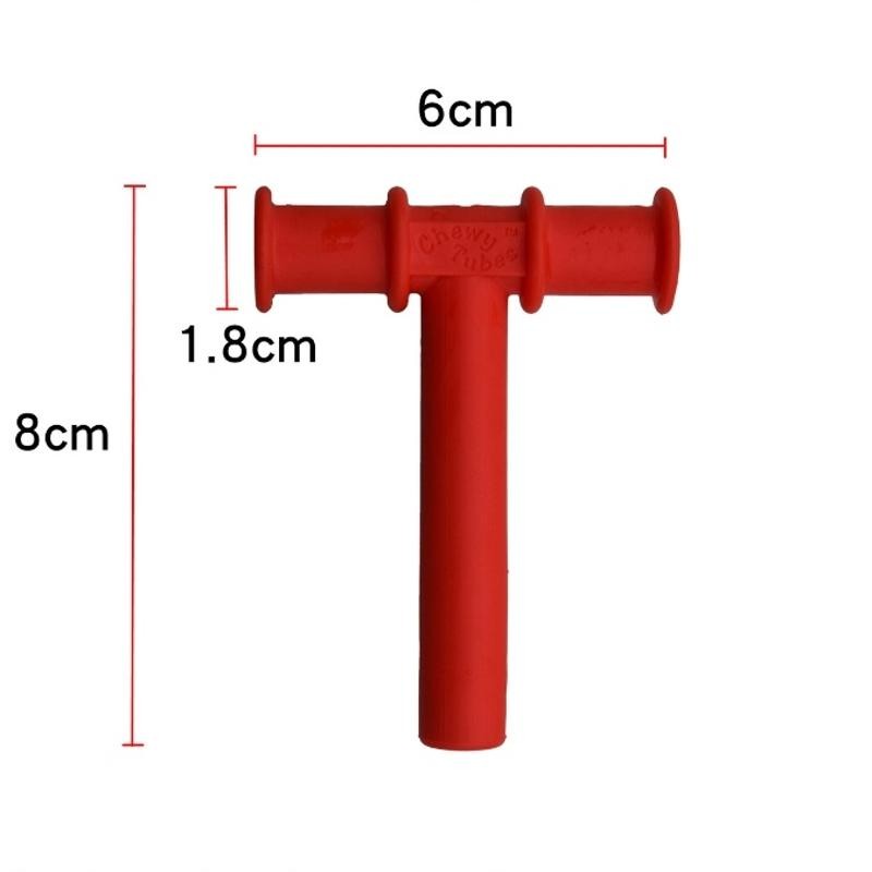 Teether Bite Stick Chewing Tube Sensory Chew Biting Aid Oral Muscle Training