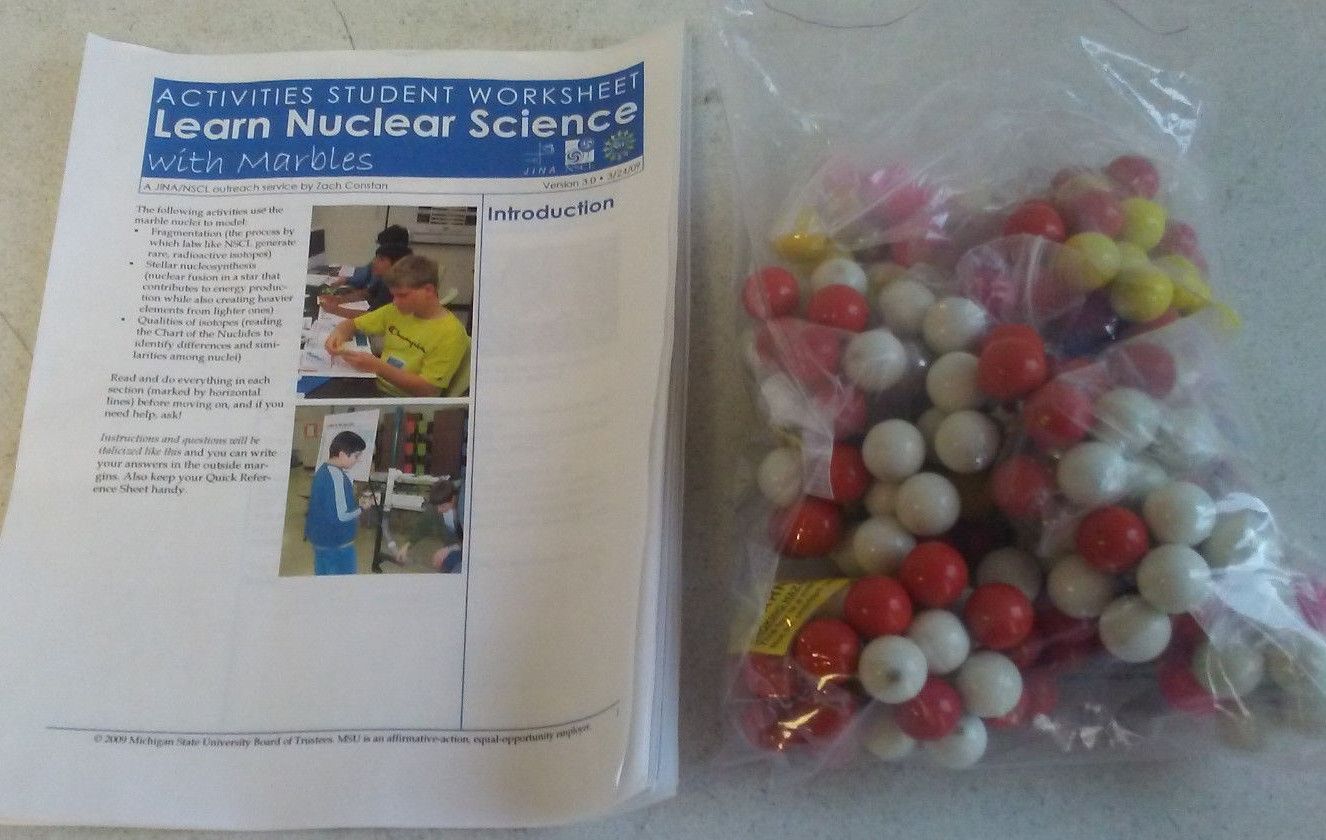 Lot of Educational Negative & Positive Pole Magnetic Marbles