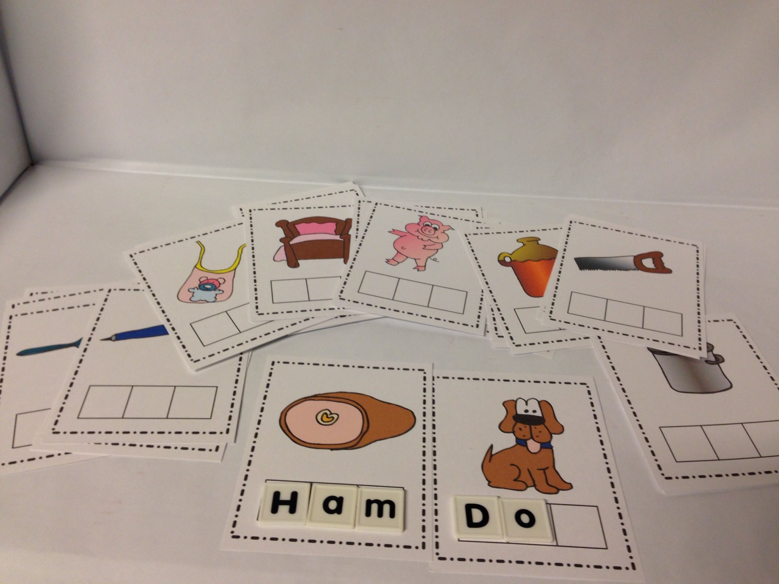 48 Picture Letter Cards – Words For Spelling – Phonics Cards Teaching Preschool