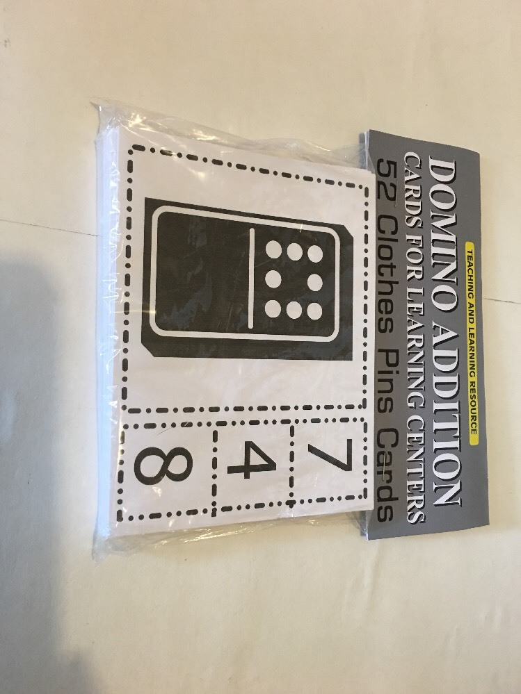 SYLLABLE COUNT & DOMINO ADDITION Cards for Learning Center 104 Cards- Letters-