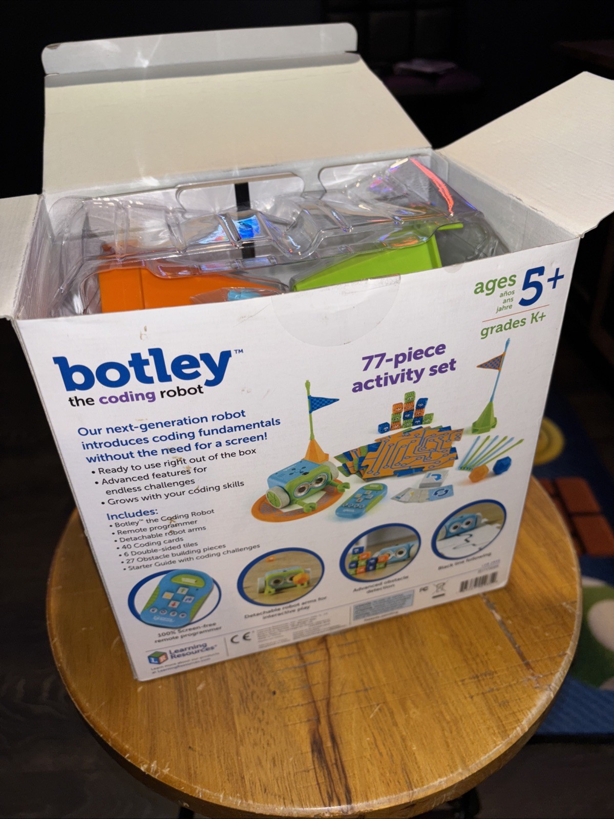 Botley the Coding Robot Activity Set (77 Piece Activity Set) Ages 5+ Open Box