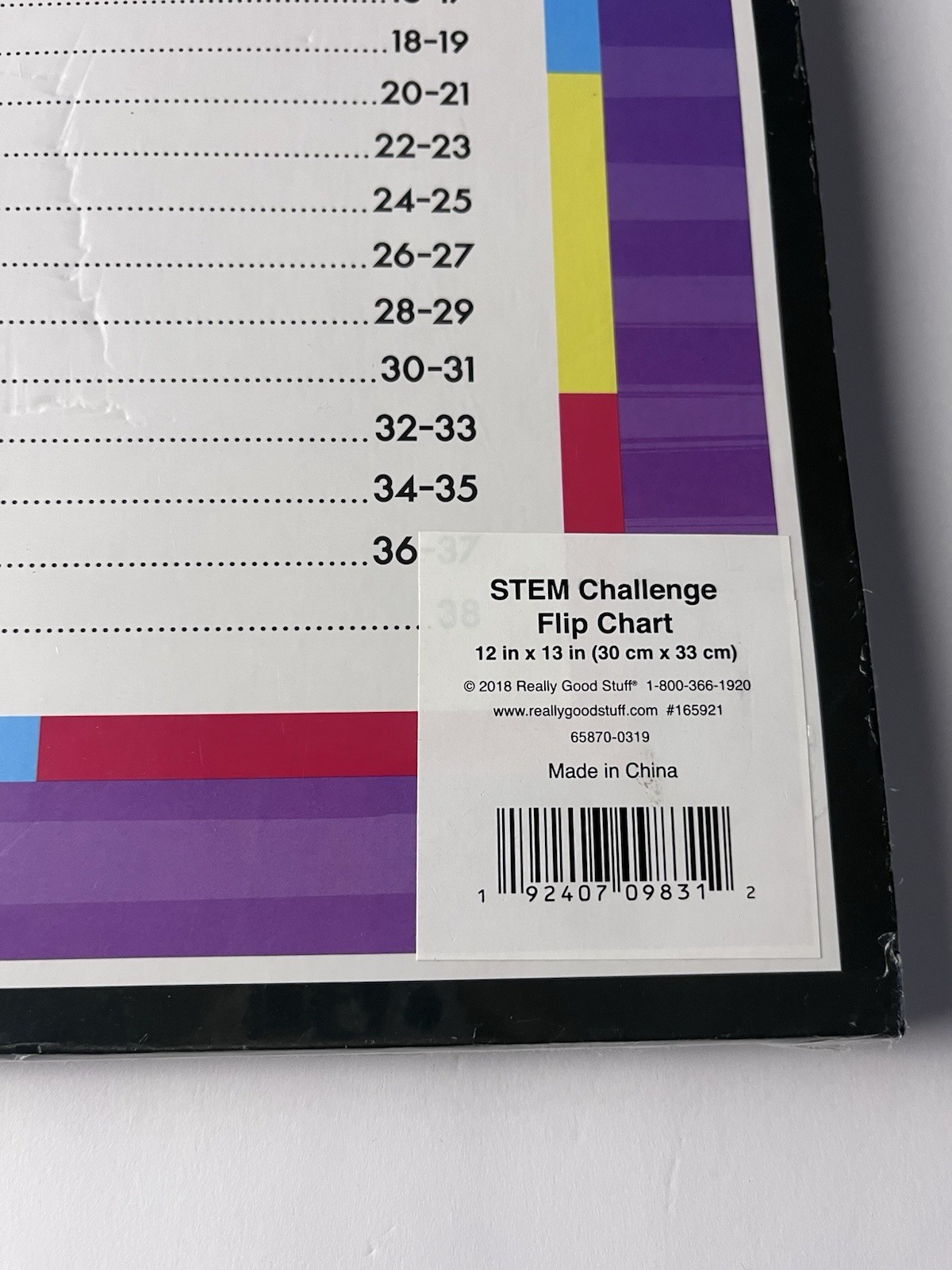 New Really Good Stuff STEM Challenge Flip Chart Classroom Teacher Lesson Guide