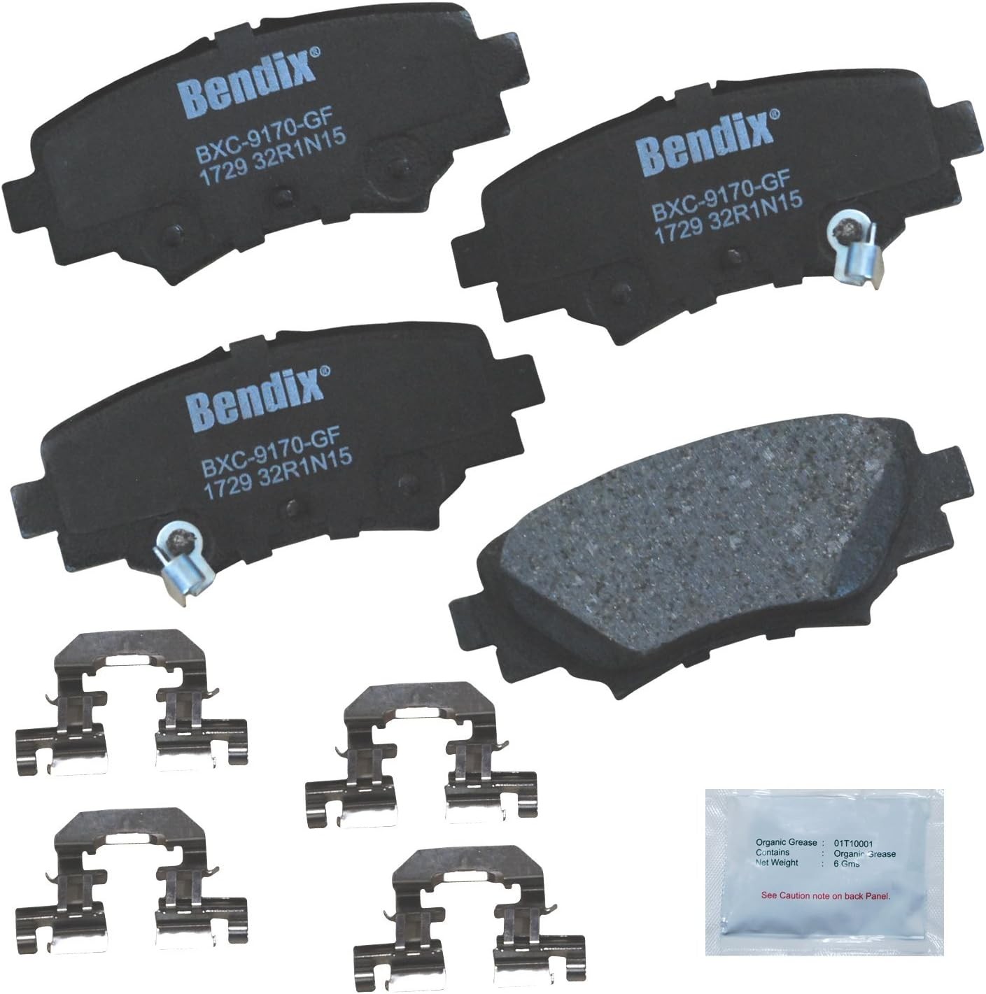 Bendix Priority 1 Ceramic Brake Pads Set For Mazda 3 2014 2018 Oe Replacement