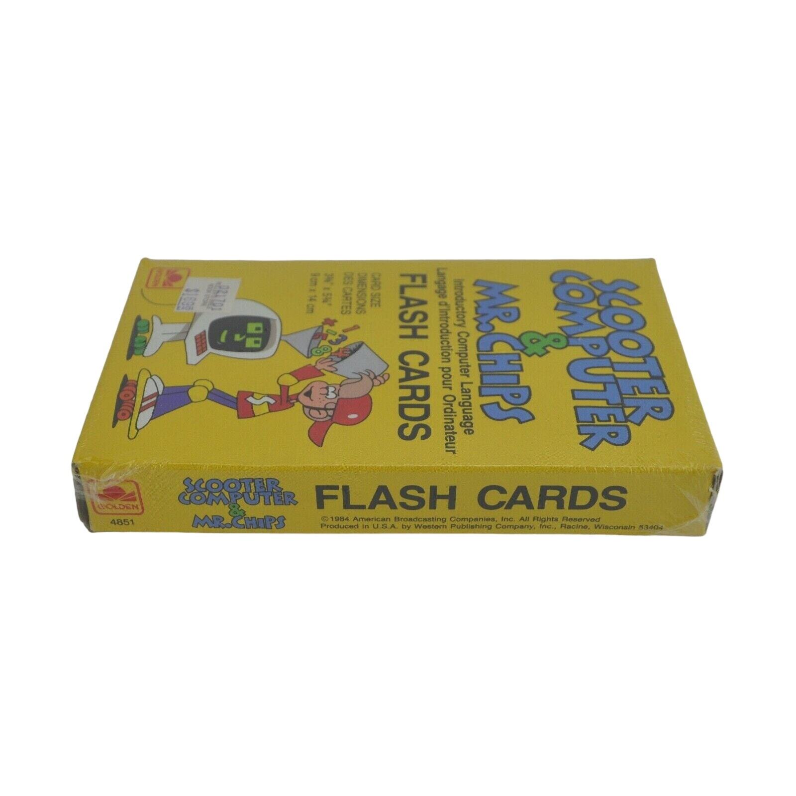 Scooter Computer/Mr. Chips Introductory Computer Language Flash Card in Box 4851