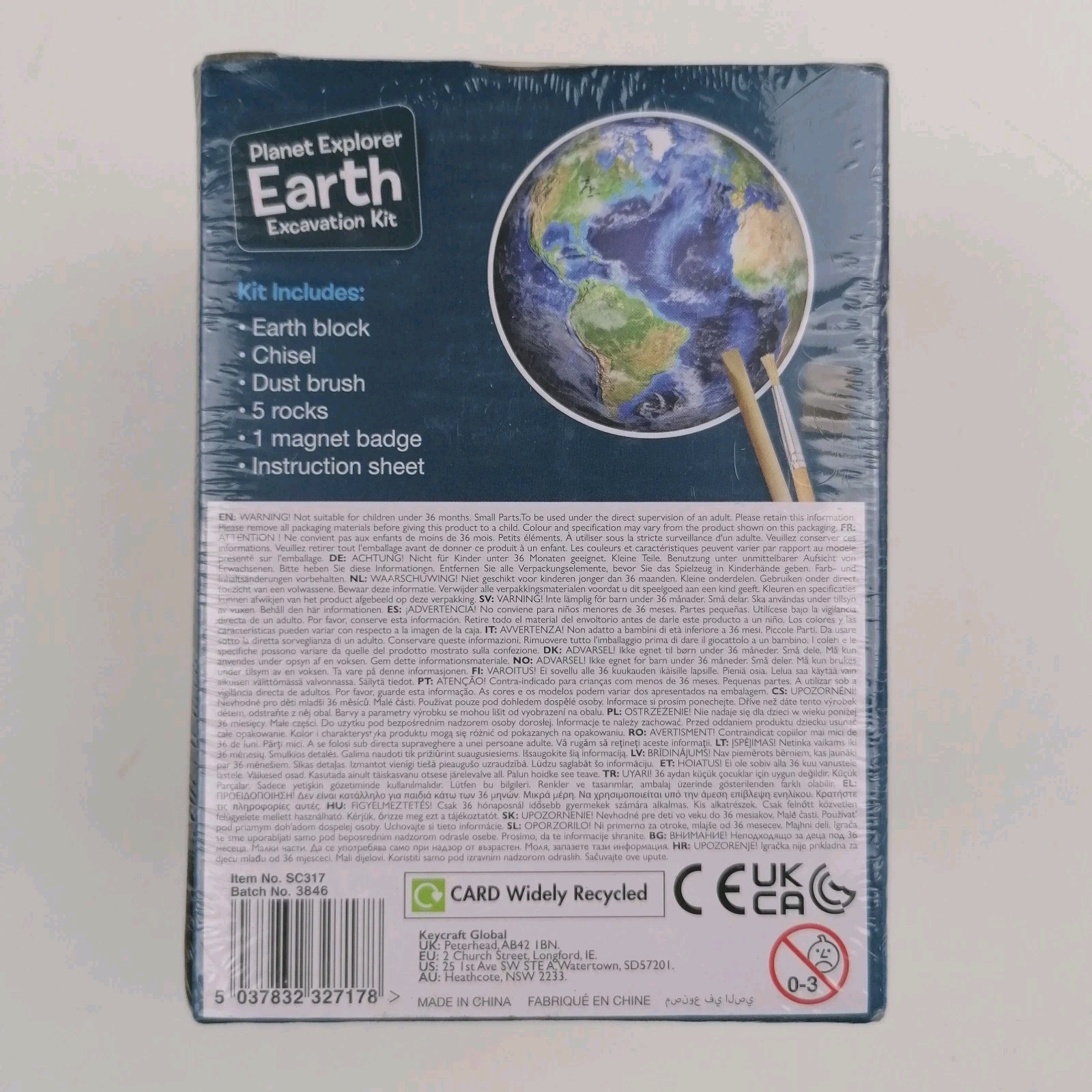 Magnoidz Planet Explorer Earth Excavator Kit Ages 6+ Learn About Geology – New